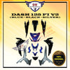 DASH 125 FI V2 (ORIGINAL) COVER SET HONDA DASH 125FI (BLUE + BLACK + SILVER)