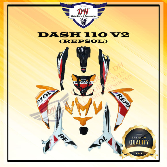 DASH 110 V2 COVER SET (REPSOL)