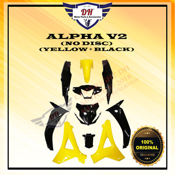 ALPHA V2 (NO DISC) (ORIGINAL) COVER SET HONDA FULL SET