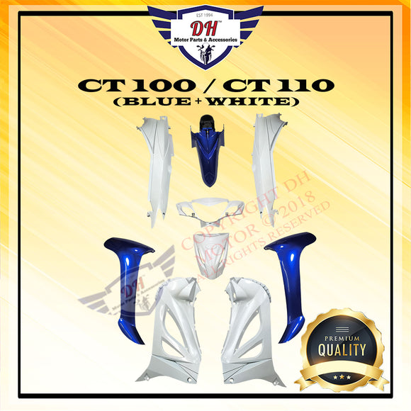 CT100 / CT110 COVER SET MODENAS CT 100 / 110 (BLUE + WHITE)