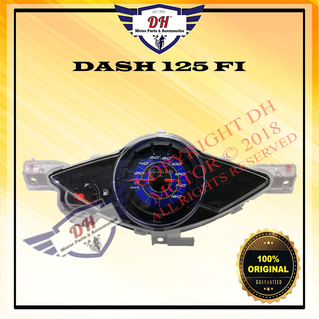DASH 125 FI (ORIGINAL) METER STANDARD HONDA DH MOTOR PARTS & ACCESSORIES