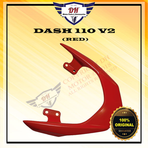 DASH 110 V2 (ORIGINAL) SPOILER HANDLE SEAT (RED) HONDA
