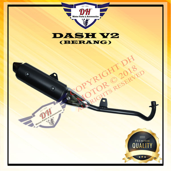 DASH 110 V2 EPOWER BERANG EXHAUST MUFFLER RACING SPORTY (STANDARD) PIPE HONDA