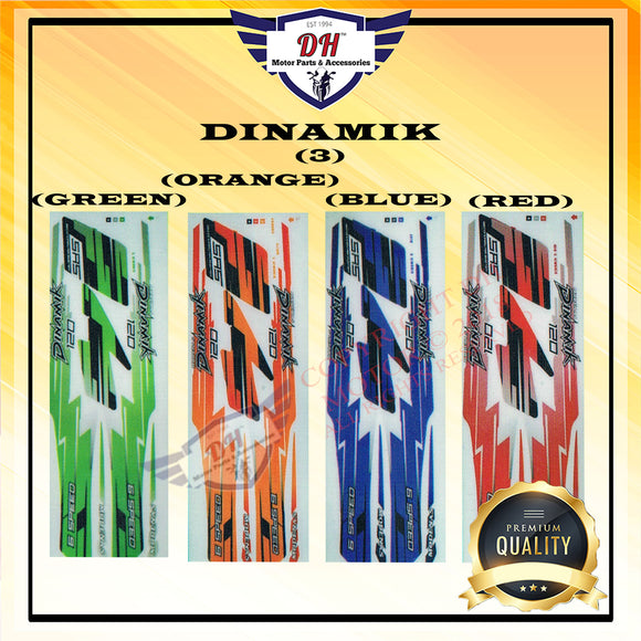 DINAMIK (3) STICKER BODY STRIPE MODENAS