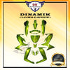 DINAMIK COVER SET (LGM6 GREEN) MODENAS
