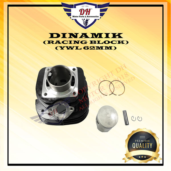 DINAMIK (YWL) HIGH PERFORMANCE CYLINDER RACING BLOCK KIT (62MM)