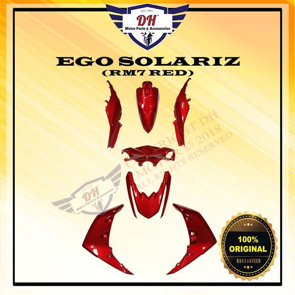 EGO SOLARIZ (ORIGINAL) COVER SET YAMAHA (RM7 RED)