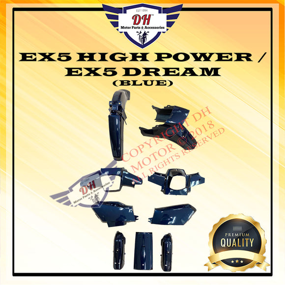 EX5 DREAM / EX5 HIGH POWER (BLUE) COVER SET HONDA