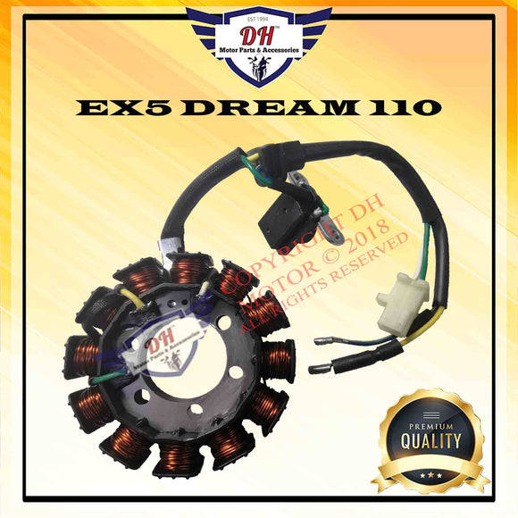 EX5 DREAM 110 FUEL COIL / MAGNET STARTER COIL HONDA