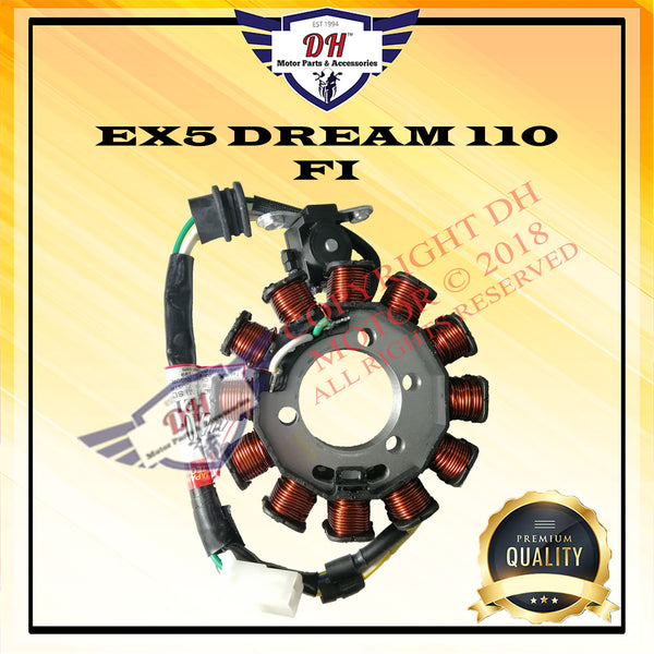 EX5 DREAM 110 FI FUEL COIL / MAGNET STARTER COIL HONDA