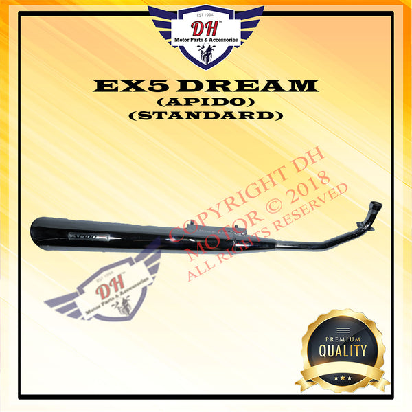 EX5 DREAM APIDO EXHAUST MUFFLER RACING SPORTY (STANDARD) PIPE HONDA
