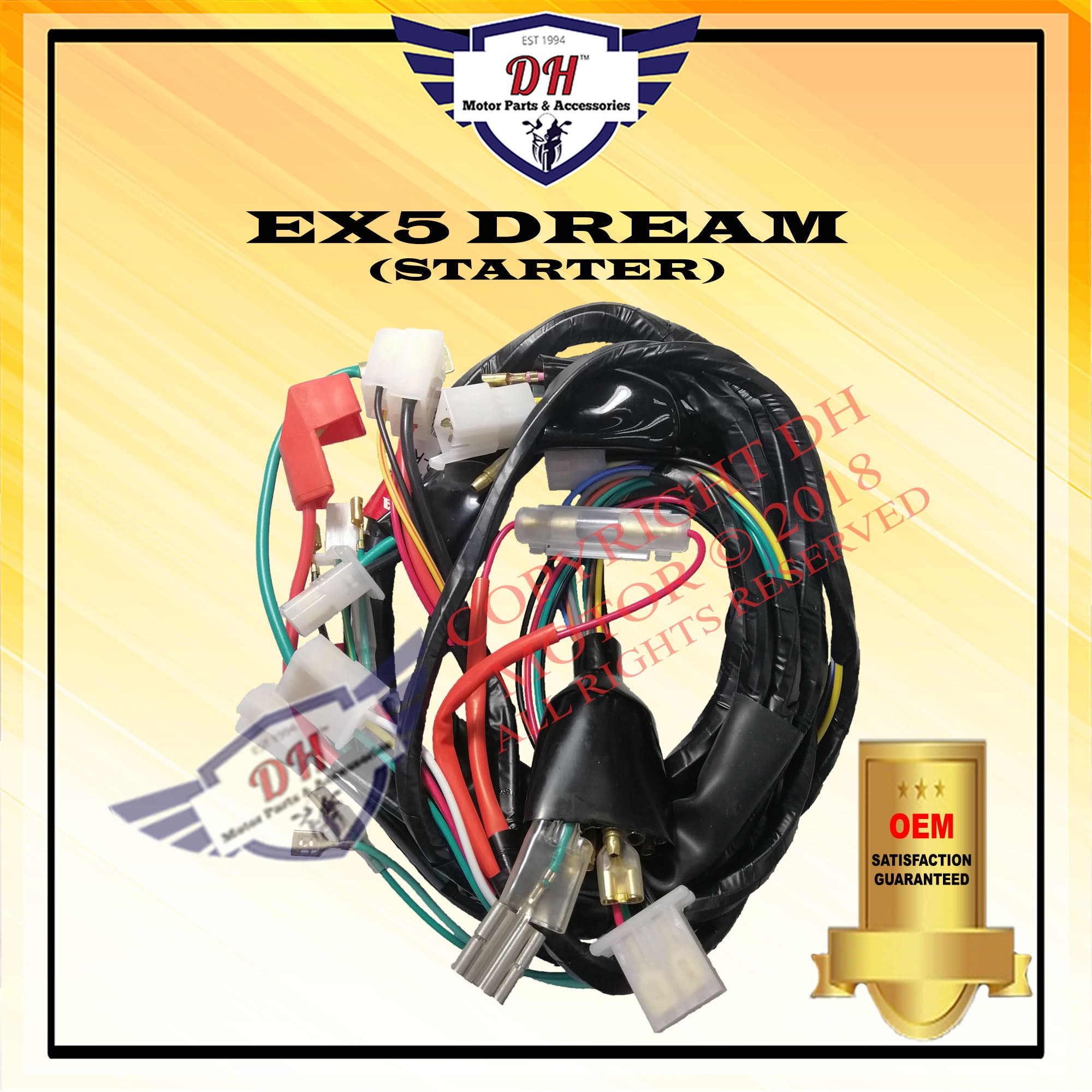 EX5 DREAM (OEM) WIRING BODY WIRE HARNESS FULL SET HONDA – DH MOTOR
