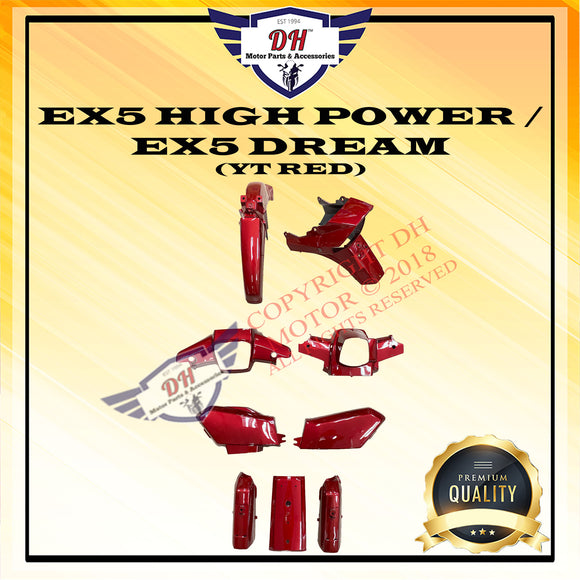 EX5 DREAM / EX5 HIGH POWER (YT RED) COVER SET