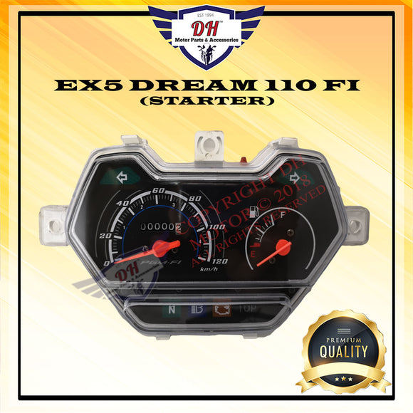 EX5 DREAM 110 FI (STARTER) METER STANDARD