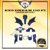 EX5 DREAM 110 FI (H232 BLUE) COVER SET HONDA