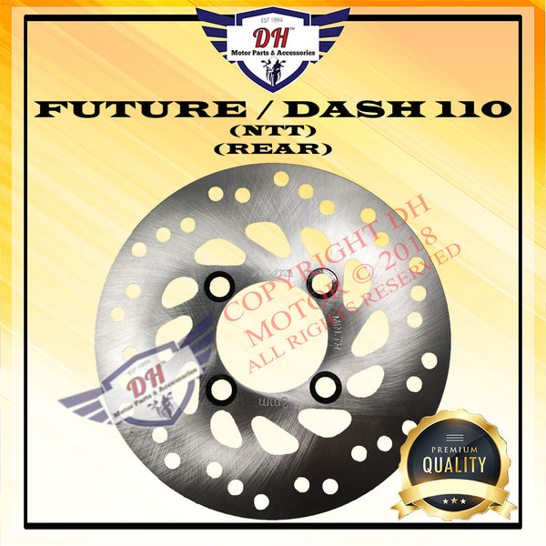 FUTURE / DASH 110 V1 / V2 / V3 (NTT) REAR BRAKE DISC HONDA