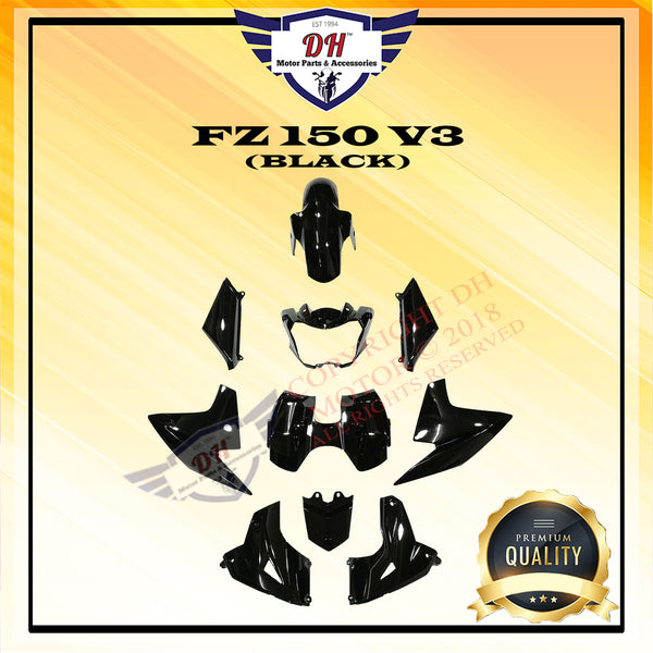 FZ 150 V3 COVER SET YAMAHA FZ150 (BLACK)