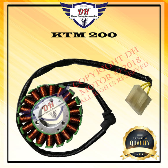 KTM 200 FUEL COIL / MAGNET STARTER COIL