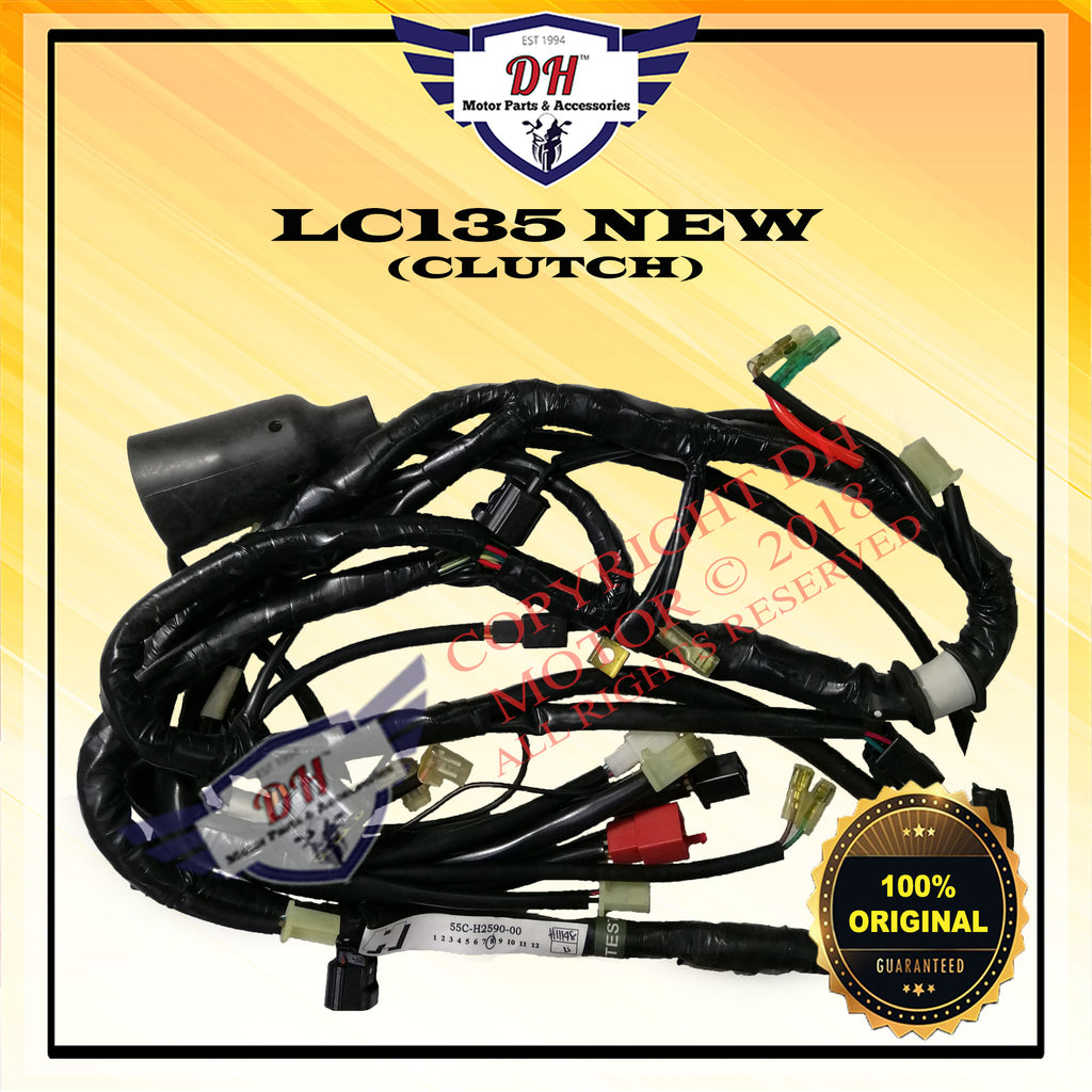 LC135 V2 / V3 (ORIGINAL) (CLUTCH) 55C WIRING BODY WIRE HARNESS FULL SE