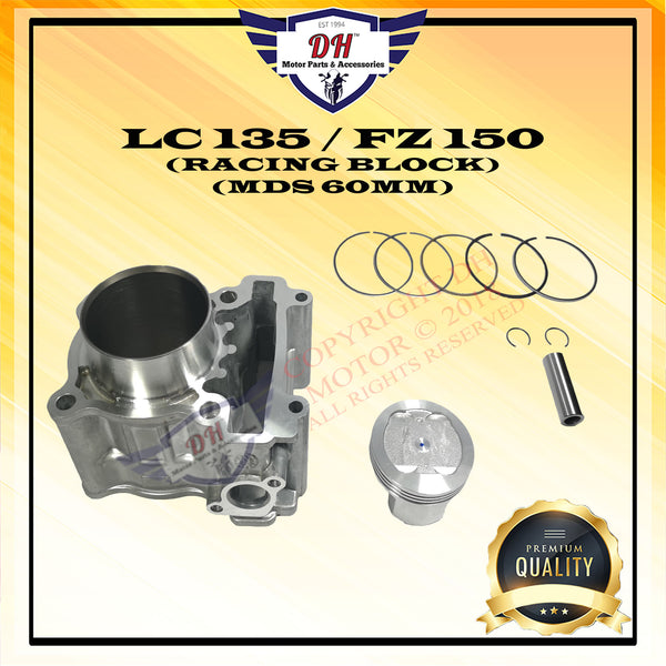 LC135 / FZ 150 (MDS) HIGH PERFORMANCE CYLINDER RACING BLOCK KIT (60MM) (ALLOY)