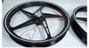 LC135 V1 - V6 / SRL 110 / Z / ZR / 115 / 115 FI (ORIGINAL) SPORT RIM WITH BUSH AND BEARING 5 SPOKE 160 X 185 X 17 YAMAHA