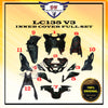 LC135 V3 (ORIGINAL) YAMAHA LC MATT BLACK INNER COVER FULL SET (1-12)