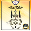 LC135 V1 COVER SET YAMAHA LC (GOLD + BLACK)