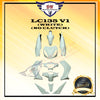 LC135 V1 COVER SET YAMAHA LC (WHITE)