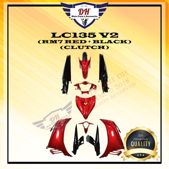 LC135 V2 COVER SET (RM7 RED + BLACK)