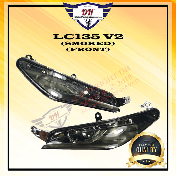 LC135 V2 (SMOKED) FRONT SIGNAL SET L / R YAMAHA