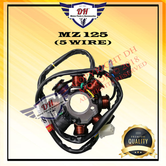MZ 125 (5 WIRES) FUEL COIL / MAGNET STARTER COIL MZ