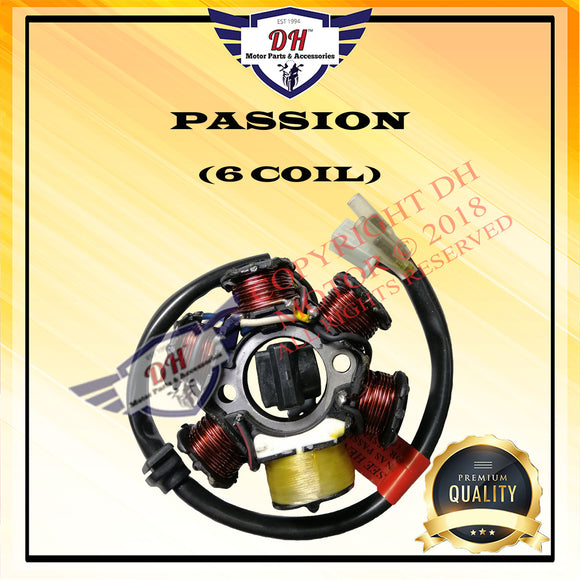 PASSION (6 COIL) FUEL COIL / MAGNET STARTER COIL MODENAS