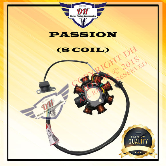 PASSION (8 COIL) FUEL COIL / MAGNET STARTER COIL MODENAS