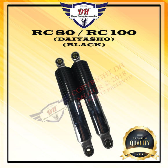 RC 80 / RC 100 DAIYASHO REAR ABSORBER (BLACK) STANDARD SUZUKI