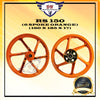 RS 150 SPORT RIM WITH BUSH AND BEARING 6 SPOKE 160 X 185 X 17 (ORANGE) HONDA