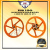 RS 150 SPORT RIM WITH BUSH AND BEARING 6 SPOKE 160 X 185 X 17 (ORANGE) HONDA