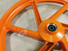 RS 150 SPORT RIM WITH BUSH AND BEARING 6 SPOKE 160 X 185 X 17 (ORANGE) HONDA