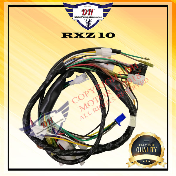 RXZ 10 WIRING BODY WIRE HARNESS FULL SET YAMAHA