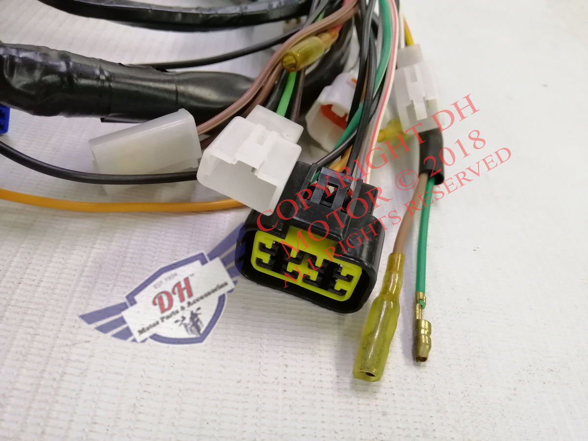 RXZ 10 WIRING BODY WIRE HARNESS FULL SET YAMAHA – DH MOTOR PARTS ...