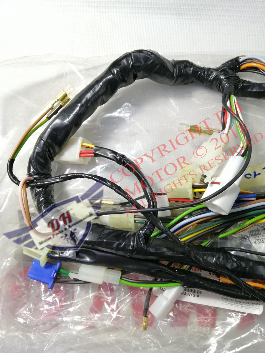 RXZ 10 (ORIGINAL) WIRING BODY WIRE HARNESS FULL SET YAMAHA – DH MOTOR ...