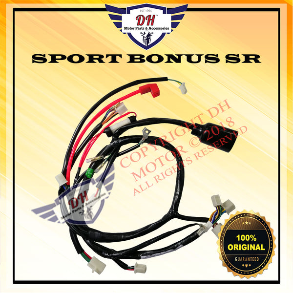 SPORT BONUS SR (ORIGINAL) WIRING BODY WIRE HARNESS FULL SET SYM