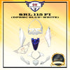 SRL 115 FI (FUEL INJECTION) COVER SET YAMAHA LAGENDA 115FI (DPBMC BLUE + WHITE)