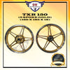 TXR 150 SPORT RIM WITH BUSH AND BEARING YOSHIPOWER 5 SPOKE 160 X 185 X 18 SUZUKI