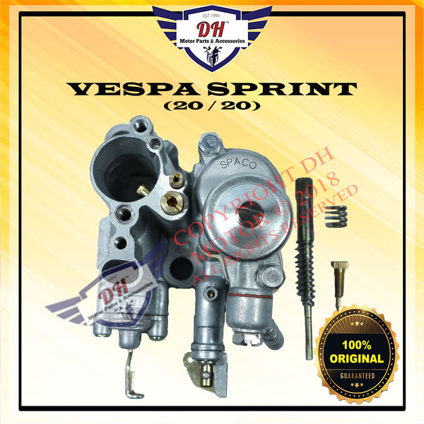 VESPA SPRINT (ORIGINAL) SPACO CARBURETOR SIZE (20 / 20)