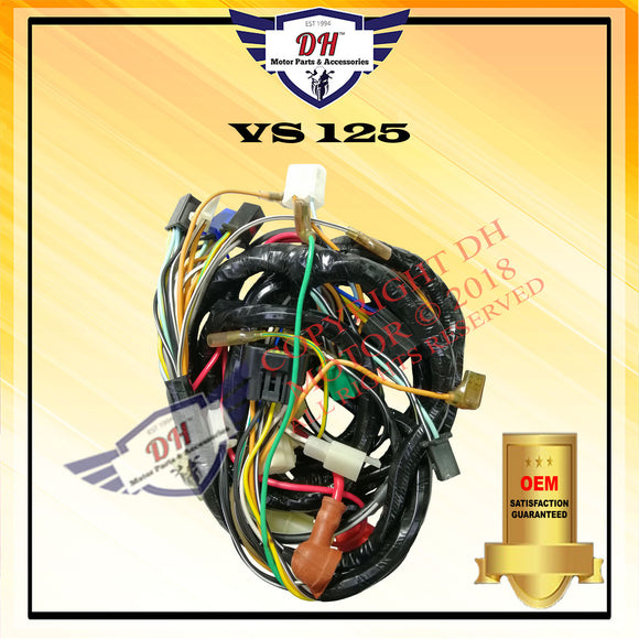 VS 125 (OEM) WIRING BODY WIRE HARNESS FULL SET SUZUKI