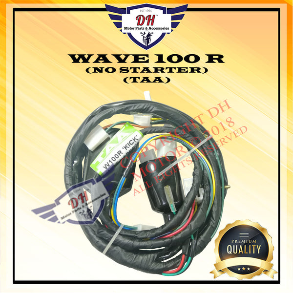 WAVE 100 R (TAA) (NO STARTER)  WIRING BODY WIRE HARNESS FULL SET HONDA