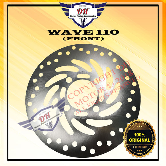 WAVE 110 / DASH V1 / V2 / V3 / FUTURE (ORIGINAL) FRONT BRAKE DISC HONDA