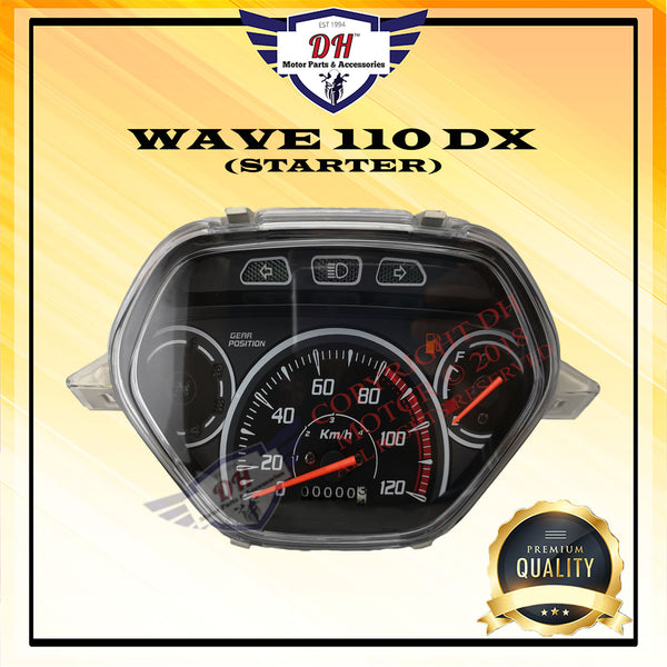 WAVE 110 DX (STARTER) METER STANDARD HONDA – DH MOTOR PARTS