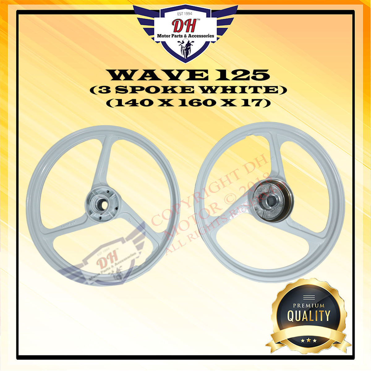 WAVE 125 / WAVE 125 X / WAVE 125 S / WAVE 100 R (DISC) WITH BUSH AND B ...