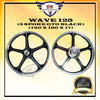 WAVE 125 / WAVE 125 X / WAVE 125 S / WAVE 100 R (DISC) SPORT RIM WITH BUSH AND BEARING 5 SPOKE GTO 140 X 160 X 17 HONDA